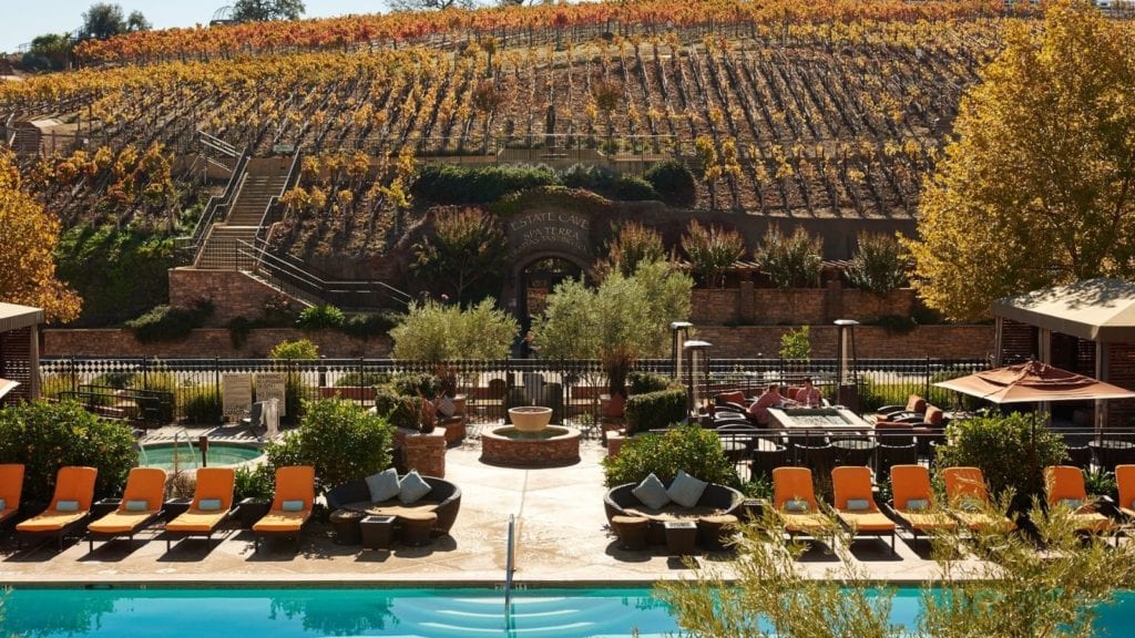 The Meritage Resort and Spa sits on a private nine-acre vineyard (Photo: Meritage)