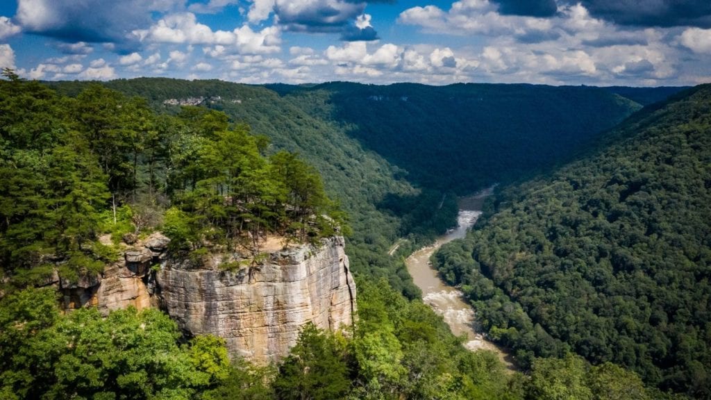 Diamond Point New River Gorge National Park spring