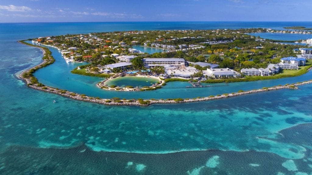 Aerial view of Hawks Cay Resort in the Florida Keys (Photo: Hawks Cay Resort)