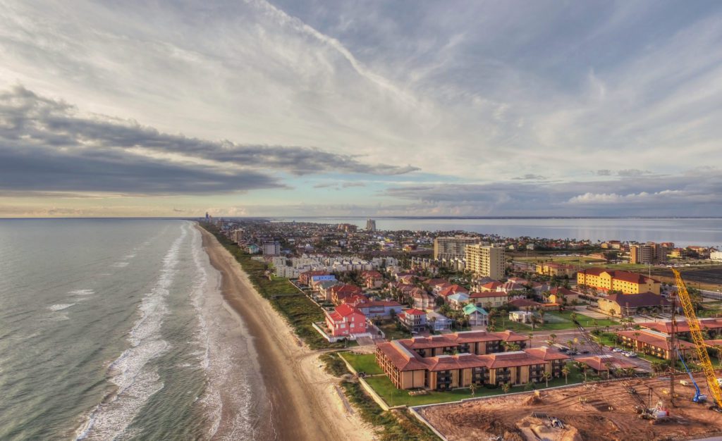 Aerial view of the Texas Gulf Coast (Photo: Shutterstock)