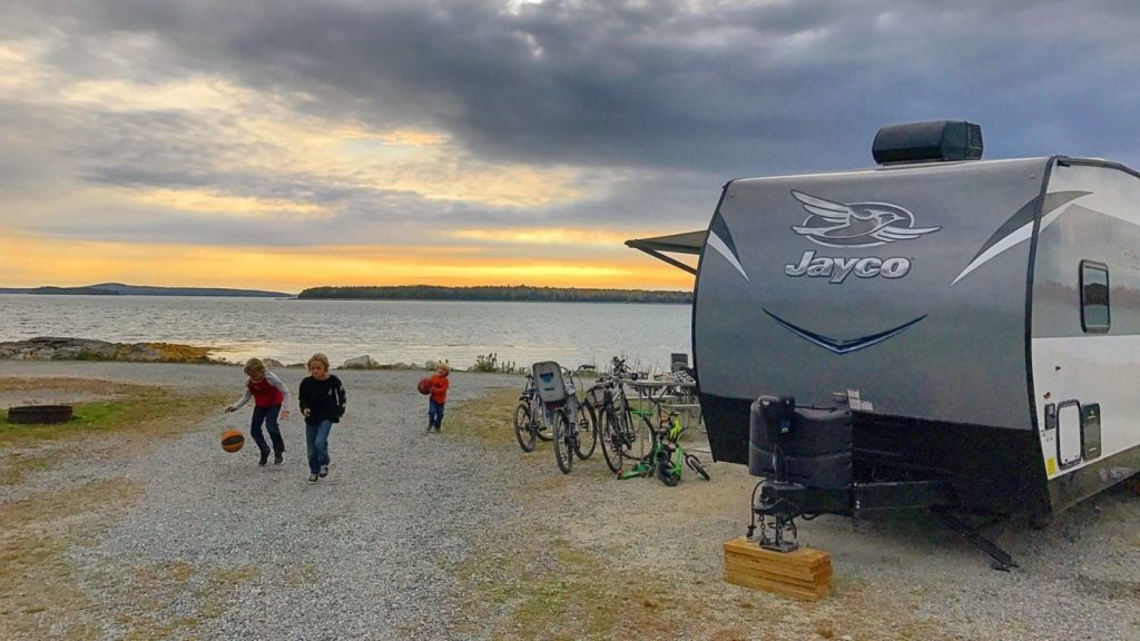 A traditional travel trailer RV (Photo: GoRVing)