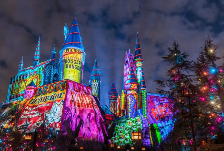 The Magic of Christmas at Hogwarts Castle