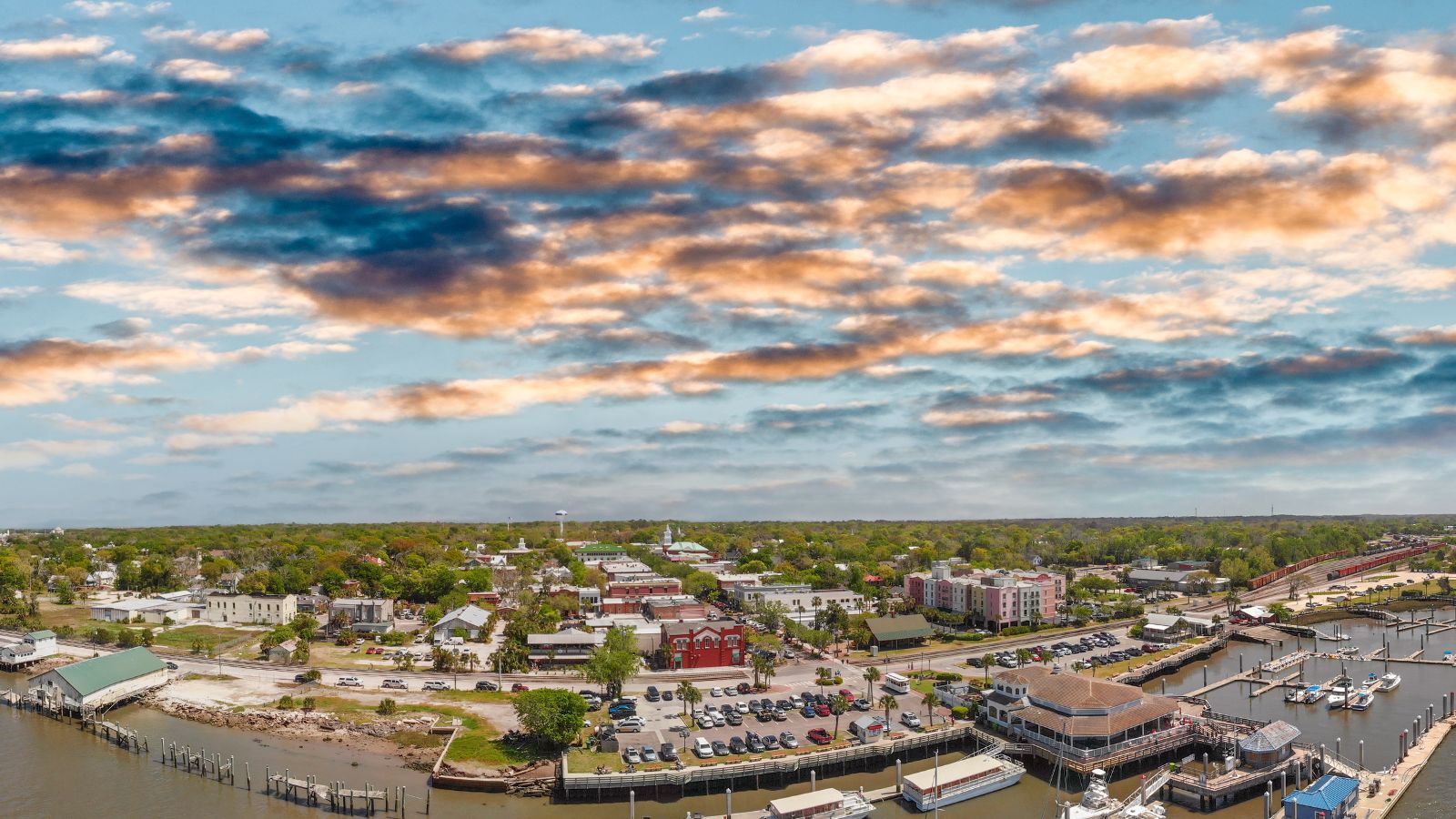 Panoramic view of Fernandina Beach on Amelia Island, Florida (Photo: Shutterstock)