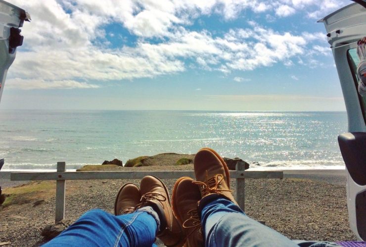 Morning view from a campervan in Iceland (Photo: @aurelie.depoorter via Twenty20)