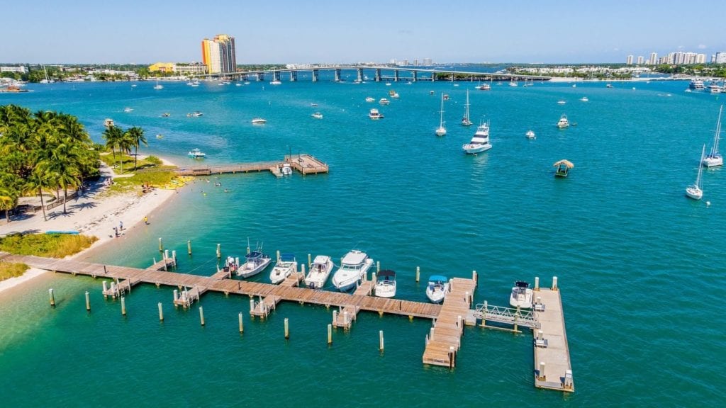 Peanut Island with Blue Heron Bridge in the distance (Photo: The Palm Beaches)