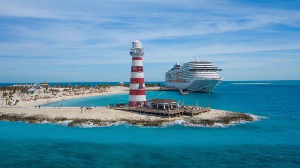 Family cruises aboard the MSC Divina visit Ocean Cay MSC Marine Reserve (Photo: MSC Cruises)