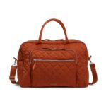 Vera Bradley Weekender Travel Bag in Toasted Terracotta