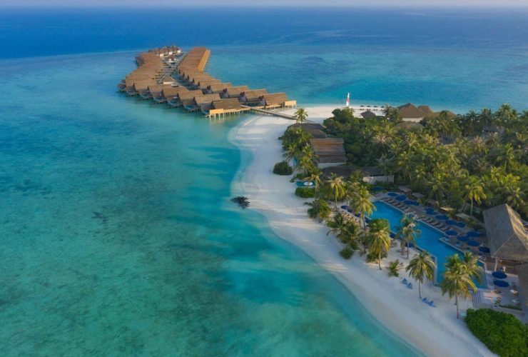 Aerial view of Emerald Faarufushi Resort and Spa (Photo: Emerald Faarufushi Resort and Spa)