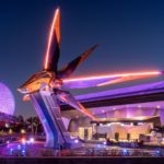 The first full-size Starblaster ever built stands outside the Guardians of the Galaxy ride (Photo: Disney)