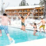 Heated pool at Rush Creek Lodge near Yosemite (Photo: Rush Creek Lodge)