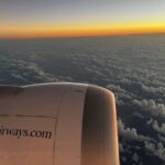 View from the window of a Cayman Airways flight (Photo: Christine Sarkis)