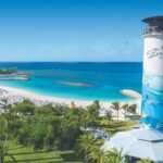 Beach and zip line at Great Stirrup Cay (Photo: Norwegian Cruise Line)