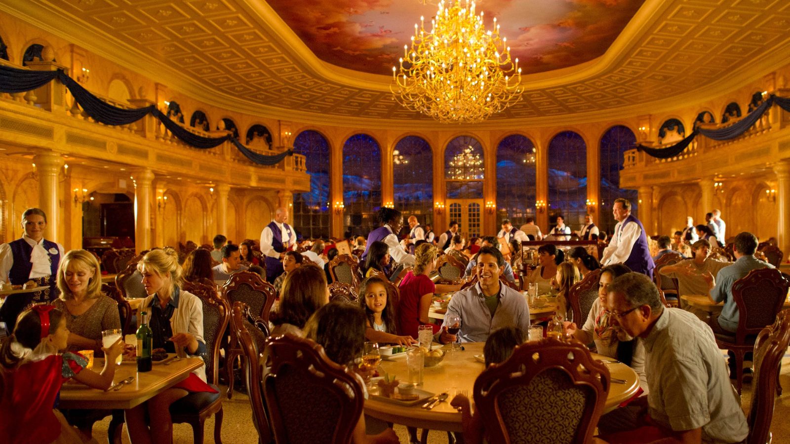 Magic Kingdom guests dine in splendor at Be Our Guest (Photo: Disney)