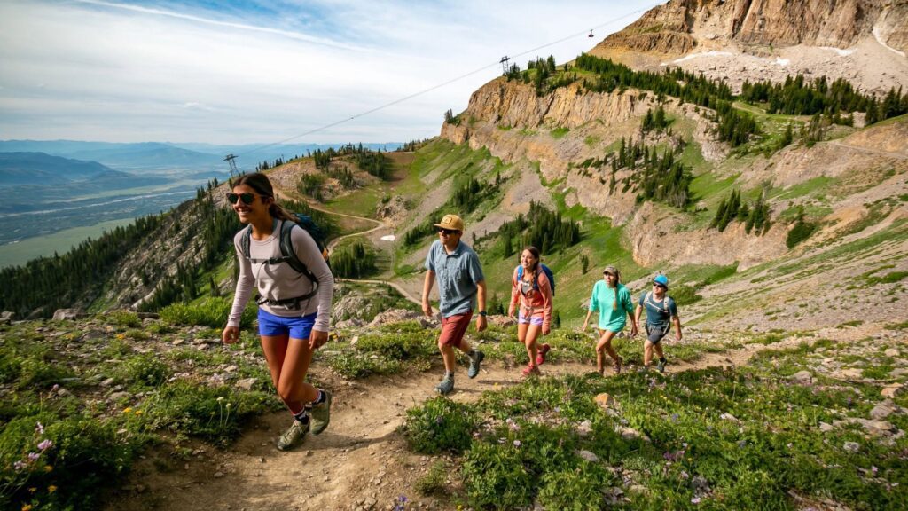 Family hiking in Jackson Hole, Wyoming (Photo: Jackson Hole)