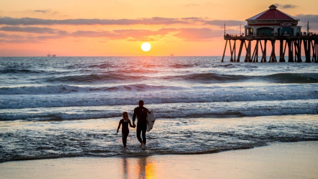 Surfing in Hungtington Beach, California (Photo: Joe Katchka)