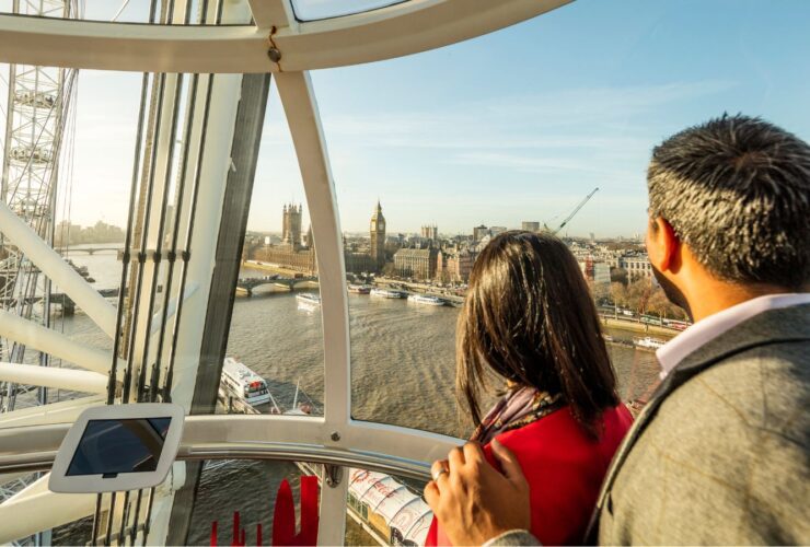 View of London from the London Eye (Photo: Visit Britain:Andrew Pickett)