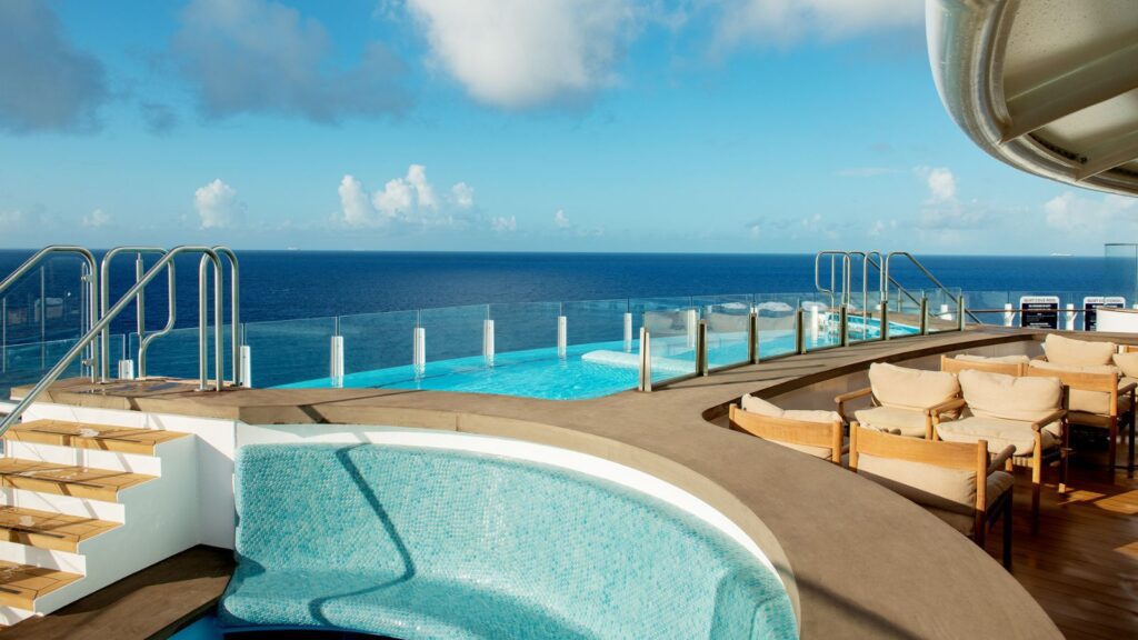 The Quiet Cove Pool area is an adult oasis on many of Disney's cruise ships (Photo: Disney Cruise Line)