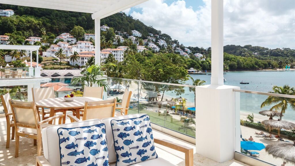 Beachfront villa at Windjammer Landing Villa Beach Resort in St. Lucia (Photo: Windjammer Landing Villa Beach Resort)