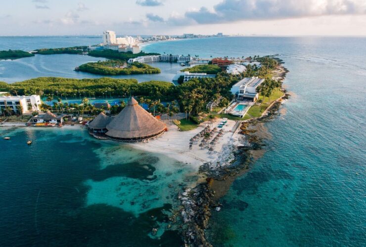 Club Med aerial view in Cancun