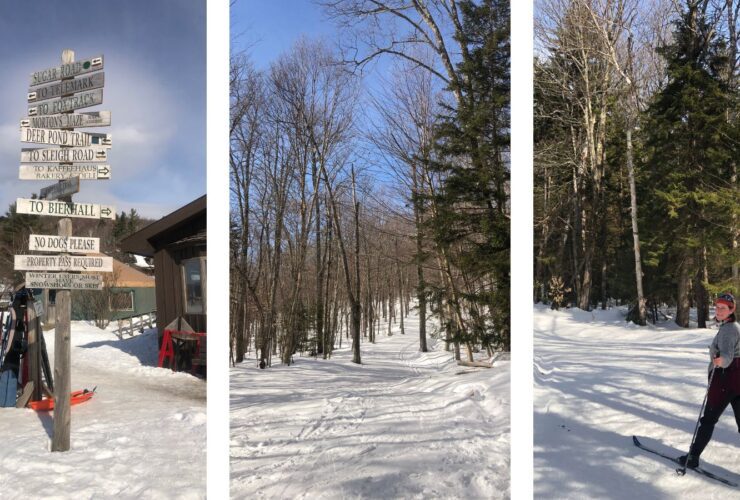 The cross-country trails are well-marked at Trapp Family Lodge in Stowe, Vermont (Photo: Penelope Roberts)