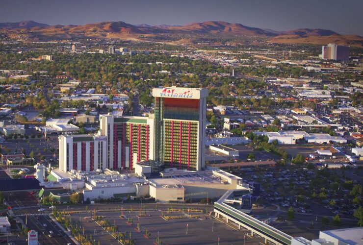 aerial view of Atlantis Casino Resort Spa