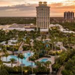 Sunset view of Hyatt Regency Coconut Point