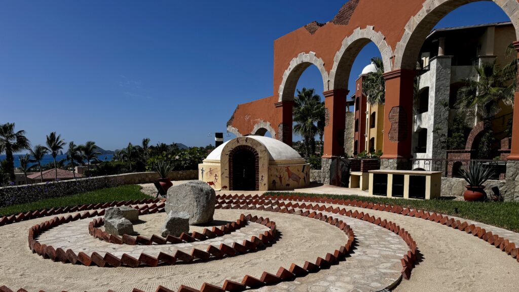 Temazcal area at Hacienda Encantada